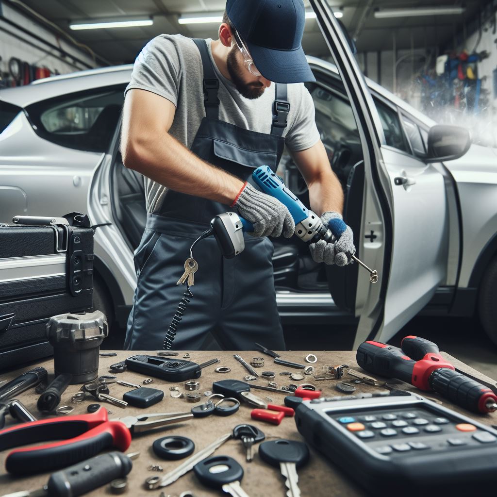 Car door unlocking